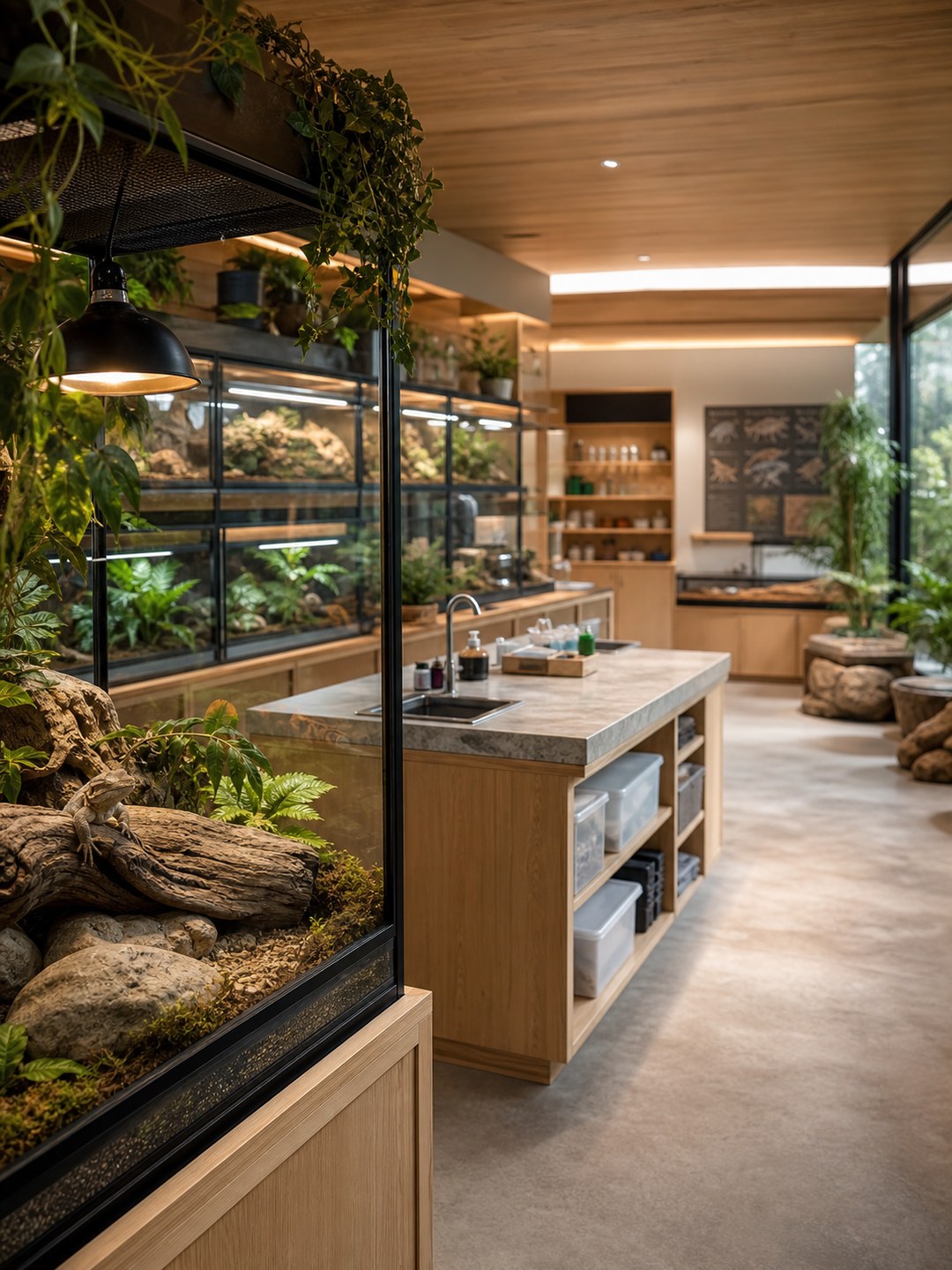 Future reptile welfare and education facility image